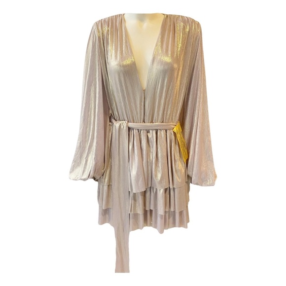 Bronx & banco Metallic mini dress